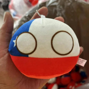 Planet Gates 70 styles Polandball Pendant Country Balls 10cm Country Ball Plush Toys Countryball Stuffed Doll Toy Christmas Gift for Kids