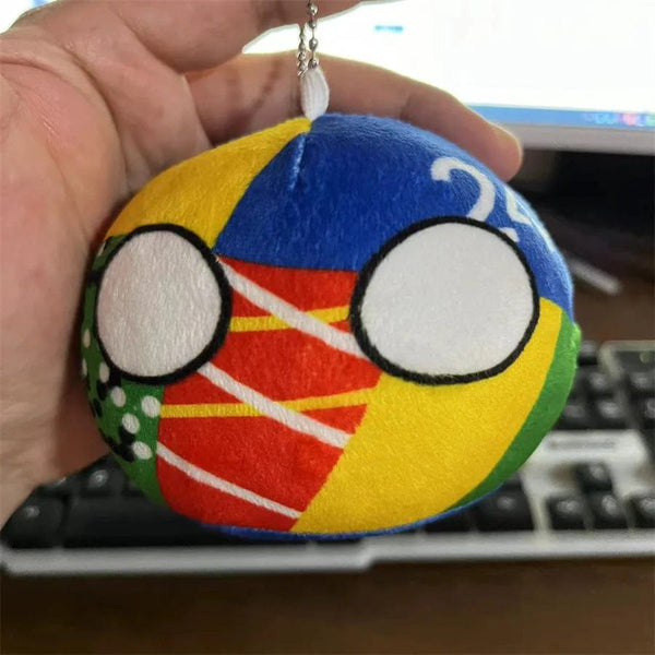 Planet Gates 70 styles Polandball Pendant Country Balls 10cm Country Ball Plush Toys Countryball Stuffed Doll Toy Christmas Gift for Kids