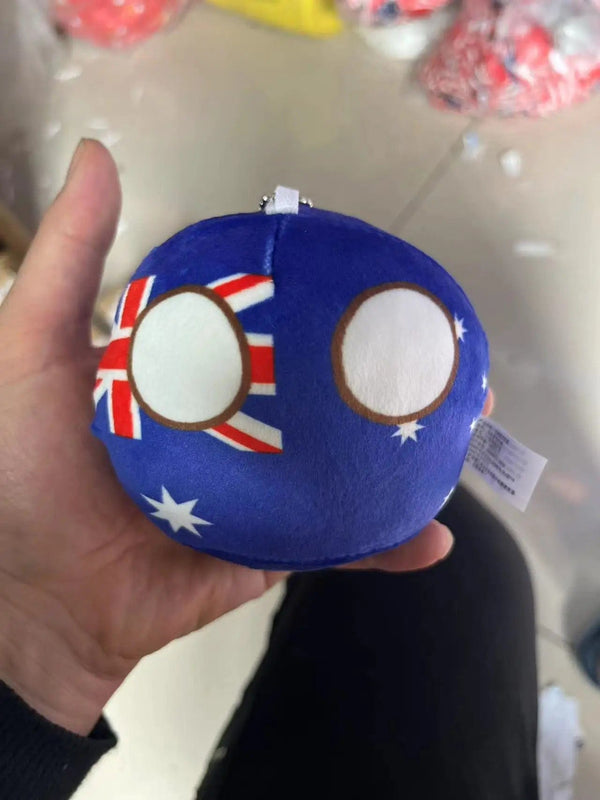 Planet Gates 70 styles Polandball Pendant Country Balls 10cm Country Ball Plush Toys Countryball Stuffed Doll Toy Christmas Gift for Kids