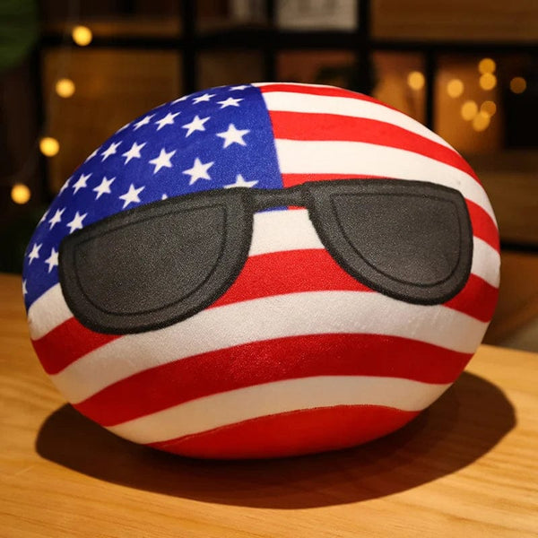 Planet Gates 70 styles Polandball Pendant Country Balls 10cm Country Ball Plush Toys Countryball Stuffed Doll Toy Christmas Gift for Kids
