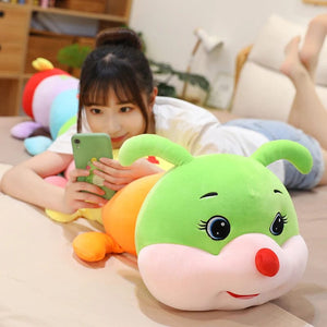 Planet Gates 70cm-110cm Lovely Soft Colorful Caterpillar Plush Toy Pillow Kids Children Stuffed Plush Toys Worm Soft Plush Doll Birthday Gift