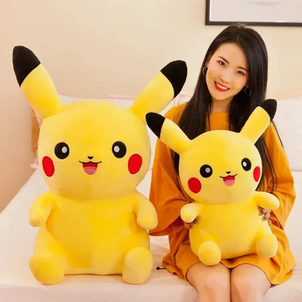 Planet Gates 70cm Big Size Pokemon Pikachu Plush Stuffed Animal Cartoon Anime Pillow Dolls Christmas Birthday Gifts Kids Plushies