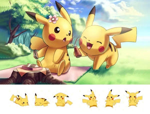 Planet Gates 70cm Big Size Pokemon Pikachu Plush Stuffed Animal Cartoon Anime Pillow Dolls Christmas Birthday Gifts Kids Plushies