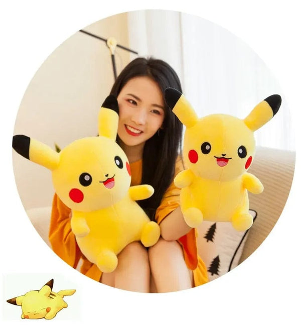 Planet Gates 70cm Big Size Pokemon Pikachu Plush Stuffed Animal Cartoon Anime Pillow Dolls Christmas Birthday Gifts Kids Plushies