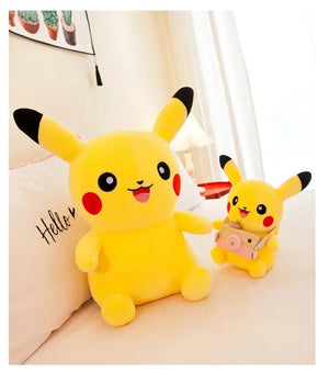 Planet Gates 70cm Big Size Pokemon Pikachu Plush Stuffed Animal Cartoon Anime Pillow Dolls Christmas Birthday Gifts Kids Plushies