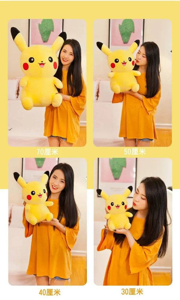 Planet Gates 70cm Big Size Pokemon Pikachu Plush Stuffed Animal Cartoon Anime Pillow Dolls Christmas Birthday Gifts Kids Plushies