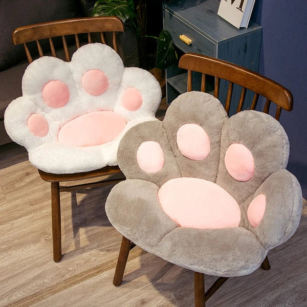 Planet Gates 70cm  Kawaii Plush Bear Paw Mat Cute Animal Bear Cat Foot Pillow Heart Plush Cushion Stuffed Soft Toys for Home Decor Gifts