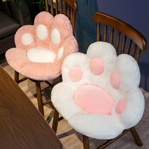 Planet Gates 70cm  Kawaii Plush Bear Paw Mat Cute Animal Bear Cat Foot Pillow Heart Plush Cushion Stuffed Soft Toys for Home Decor Gifts