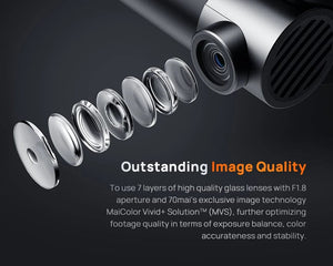 Planet Gates 70mai 4K Dash Cam A810 Ultra HD Built-in GPS ADAS Auto Record 150FOV Motion Detection 70mai A810 4G Car DVR Support Rear Cam