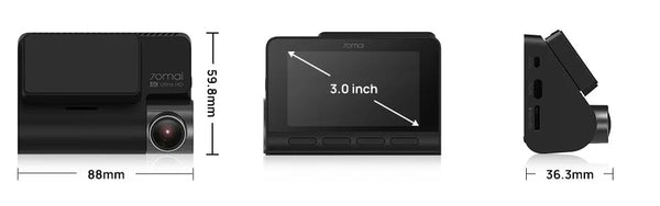 Planet Gates 70mai 4K Dash Cam A810 Ultra HD Built-in GPS ADAS Auto Record 150FOV Motion Detection 70mai A810 4G Car DVR Support Rear Cam