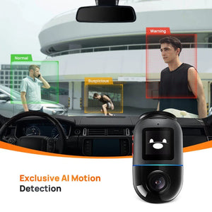 Planet Gates 70mai Dash Cam Omni X200 360° Full View Built-in GPS ADAS 70mai Car DVR X200 Camera 24H Parking Monitor eMMC Storage AI Motion