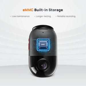 Planet Gates 70mai Dash Cam Omni X200 360° Full View Built-in GPS ADAS 70mai Car DVR X200 Camera 24H Parking Monitor eMMC Storage AI Motion