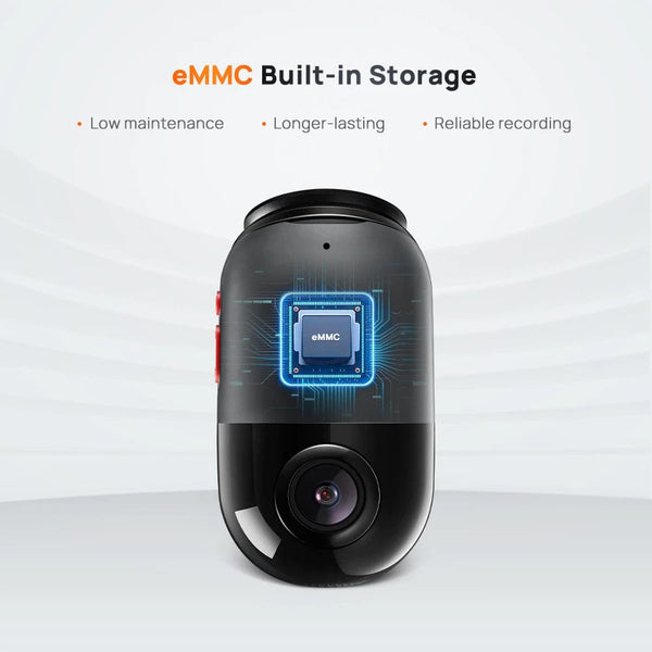 Planet Gates 70mai Dash Cam Omni X200 360° Full View Built-in GPS ADAS 70mai Car DVR X200 Camera 24H Parking Monitor eMMC Storage AI Motion