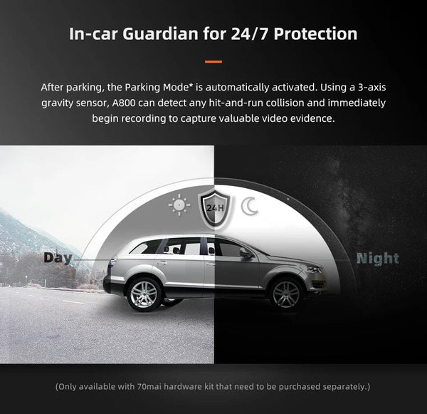 Planet Gates 70mai Dash Cam Omni X200 360° Full View Built-in GPS ADAS 70mai Car DVR X200 Camera 24H Parking Monitor eMMC Storage AI Motion