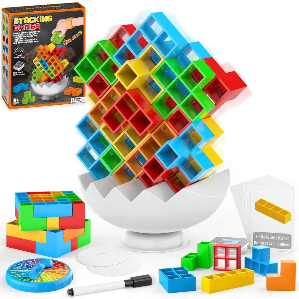 Planet Gates 70pc 64-70pcs stacking board game for party family game prop Building blocks competition for kids adult birthday gifts desktop toys