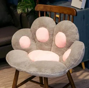 Planet Gates 70x60cm / GRAY 70*60cm Kawaii Cat Paw Plush Toys Cute Soft Stuffed Floor Cushion Chair Sofa Butt Pad for Home Room Decoration Office Nap Dolls