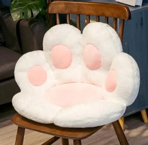 Planet Gates 70x60cm / WHITE 70*60cm Kawaii Cat Paw Plush Toys Cute Soft Stuffed Floor Cushion Chair Sofa Butt Pad for Home Room Decoration Office Nap Dolls