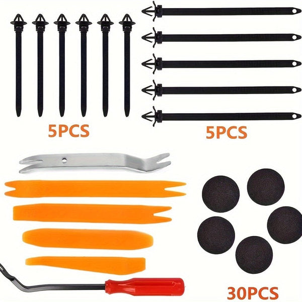 Planet Gates 725pcs 725pcs Auto Fastener Clips Car Body Push Retainer Pin Rivet Bumper Door Trim Panel Retainer Fastener Kit Auto Removal Tool