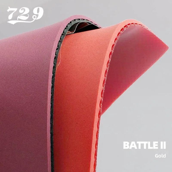 Planet Gates 729 Friendship Battle 2 Gold Table Tennis Rubber Tacky Professional Pimples-in Ping Pong Rubber for Intermediate and Advanced
