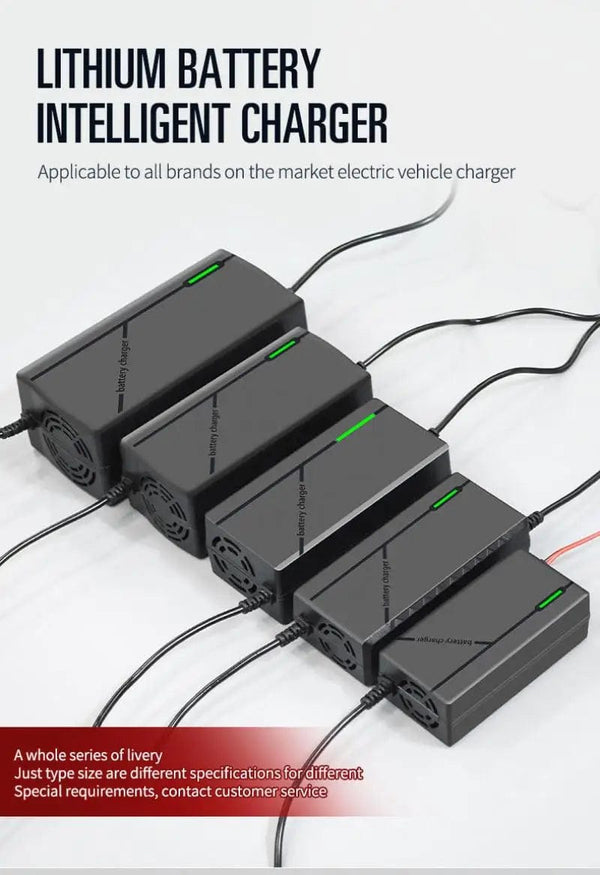 Planet Gates 72V 5A-Triangle / EU Plug 36V 48V 60V 72V Charger 2A 5A Lithium Battery Pack 42 54.6 67.2 84V 10 13 16 20S Smart Intelligent Fast Charging Charger EU Plug