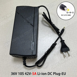 Planet Gates 72V 5A-Triangle / EU Plug 36V 48V 60V 72V Charger 2A 5A Lithium Battery Pack 42 54.6 67.2 84V 10 13 16 20S Smart Intelligent Fast Charging Charger EU Plug