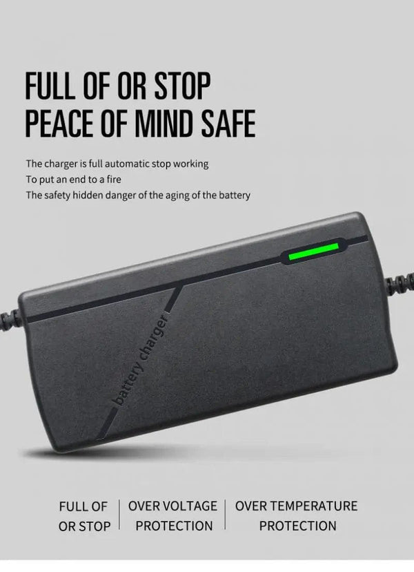 Planet Gates 72V 5A-Triangle / EU Plug 36V 48V 60V 72V Charger 2A 5A Lithium Battery Pack 42 54.6 67.2 84V 10 13 16 20S Smart Intelligent Fast Charging Charger EU Plug