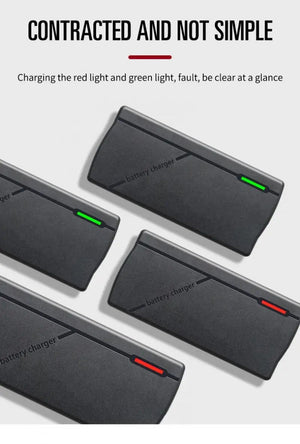 Planet Gates 72V 5A-Triangle / EU Plug 36V 48V 60V 72V Charger 2A 5A Lithium Battery Pack 42 54.6 67.2 84V 10 13 16 20S Smart Intelligent Fast Charging Charger EU Plug