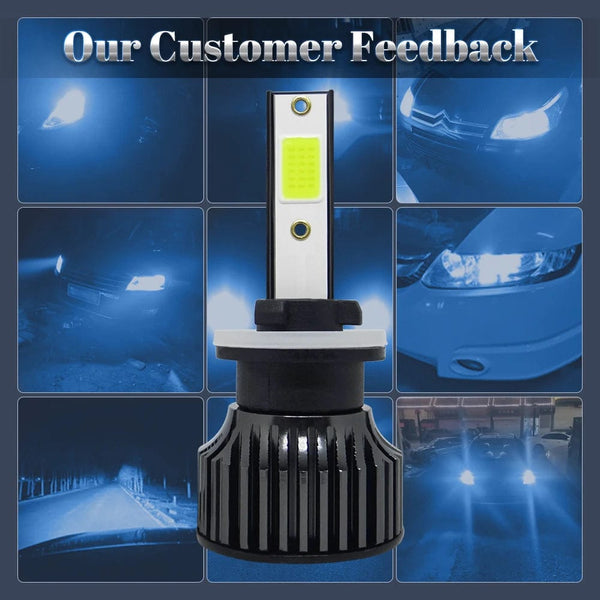 Planet Gates 72W 16000LM Car Headlight H4 H7 H1 LED H8 H9 H11 12000K 6000K 6500K lemon green Auto fog Light H3 9005 HB3 9006 12V LED Bulb F2C