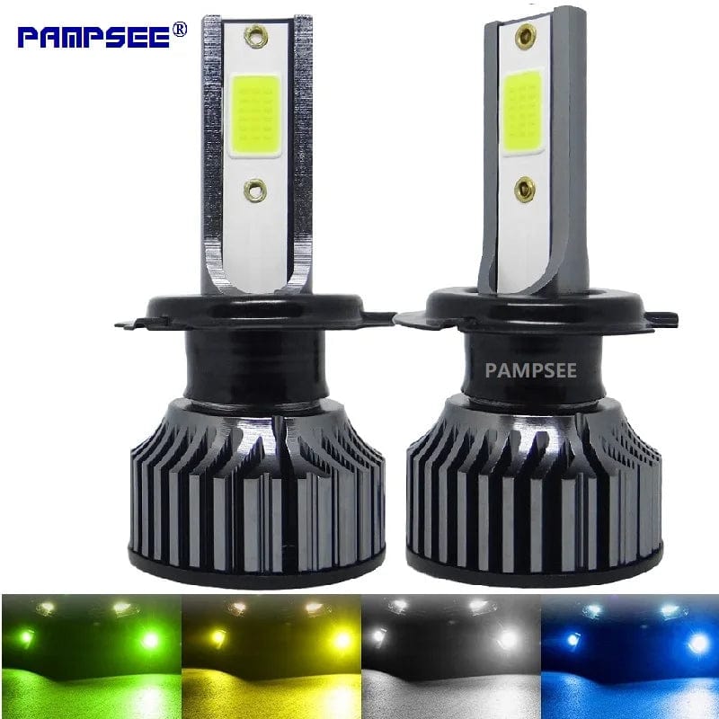 Planet Gates 72W 16000LM Car Headlight H4 H7 H1 LED H8 H9 H11 12000K 6000K 6500K lemon green Auto fog Light H3 9005 HB3 9006 12V LED Bulb F2C