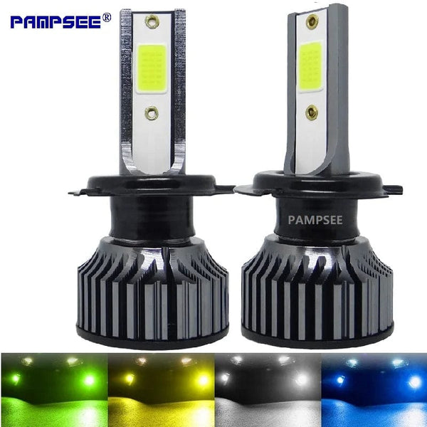 Planet Gates 72W 16000LM Car Headlight H4 H7 H1 LED H8 H9 H11 12000K 6000K 6500K lemon green Auto fog Light H3 9005 HB3 9006 12V LED Bulb F2C
