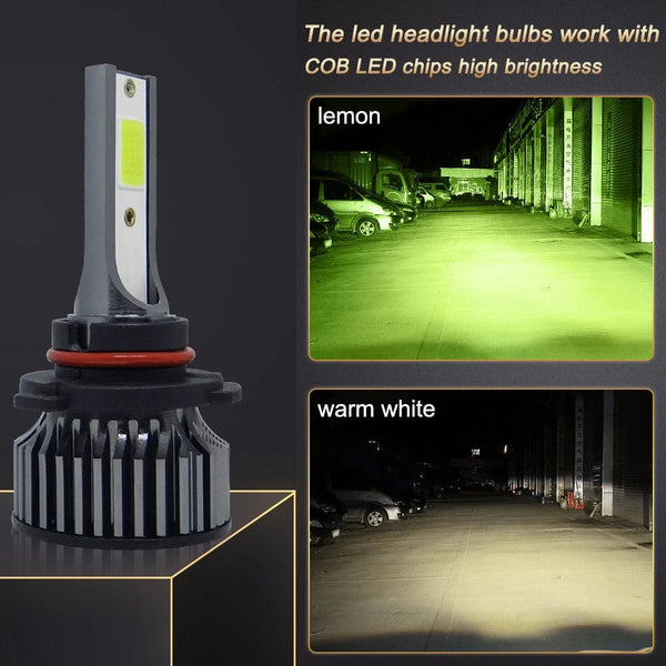 Planet Gates 72W 16000LM Car Headlight H4 H7 H1 LED H8 H9 H11 12000K 6000K 6500K lemon green Auto fog Light H3 9005 HB3 9006 12V LED Bulb F2C