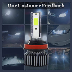 Planet Gates 72W 16000LM Car Headlight H4 H7 H1 LED H8 H9 H11 12000K 6000K 6500K lemon green Auto fog Light H3 9005 HB3 9006 12V LED Bulb F2C