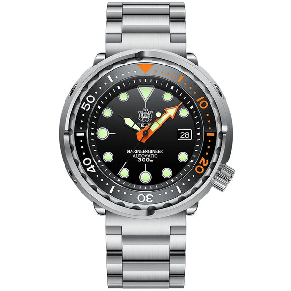 Planet Gates 75C-03L / NH35 Movement / CHINA STEELDIVE SD1975C Classic Mechanical Watch For Men Multicolor Luminous 30Bar Waterproof NH35 Movement Dive Tuna Sapphire Mirror
