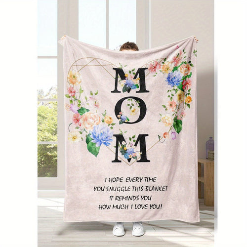 Planet Gates 75cm*100cm(29.5*39.4'') 1pc Gifts For Mom Blanket, Mom Gifts From Daughter Son, Best Mom Ever Gifts, Birthday Gifts For Mom Throw Blanket, I Love You Mom Gifts, Unique Mom Gift, Gifts For Mom