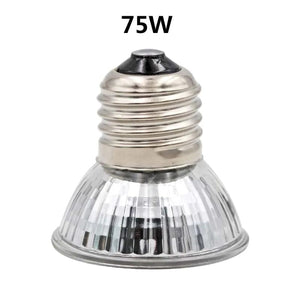 Planet Gates 75W Reptile Lamp 25/50/75W UVA+UVB 3.0 Pet Heat Lamp Bulb Turtle Basking UV Light Bulbs Amphibians Lizards Temperature Controller