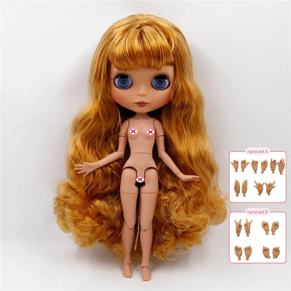 Planet Gates 764bm / 30cm heigh ICY DBS Blyth doll joint body white skin black skin dark skin DIY Make up special price give hand set AB girl gift
