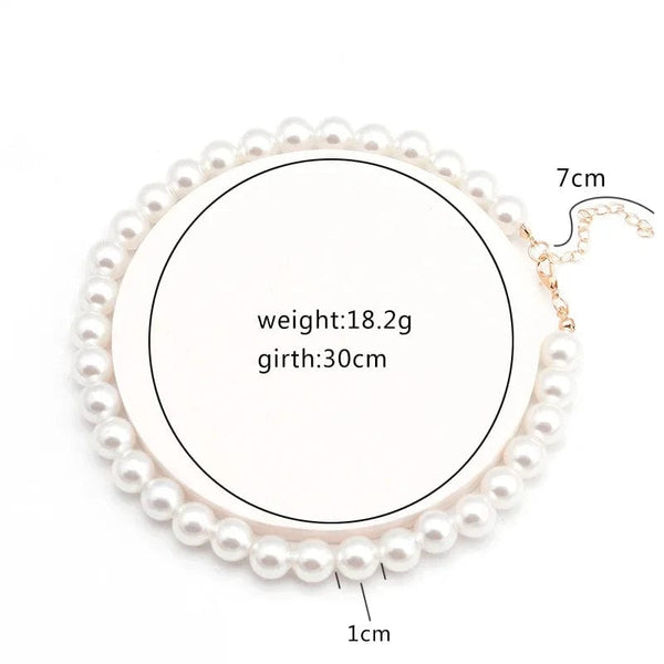 Planet Gates 77245 LATS Beads Women's Neck Chain Kpop Pearl Choker Necklace Gold Color Goth Chocker Jewelry Pendant Necklaces 2022 Collar for Girl