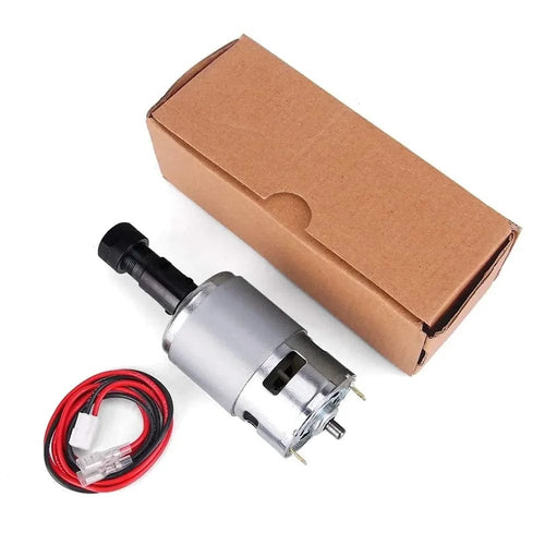 Planet Gates 775 motor Yofuly CNC 775 Spindle Motor Woodworking Tools Ball Bearing 20000 rpm Spindle for 3018 Pro Series CNC Engraving Cutting Machine