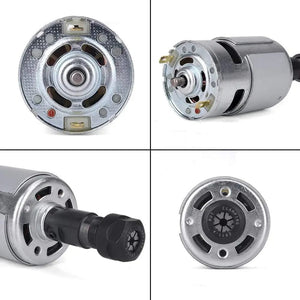 Planet Gates 775 motor Yofuly CNC 775 Spindle Motor Woodworking Tools Ball Bearing 20000 rpm Spindle for 3018 Pro Series CNC Engraving Cutting Machine