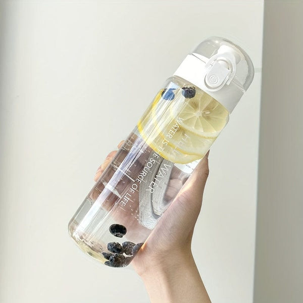 Planet Gates 780ml 1pc, Sports Water Bottle, 780ml/27.5oz Clear Plastic Water Cups, Portable Water Jugs, For Camping, Hiking, Fitness, Summer Drinkware, Travel Accessories, Home Kitchen Items, Birthday Gifts