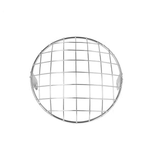 Planet Gates 7INCH New Metal Retro Motorcycle Headlight Protector Cover Fit For Universal Harley Triumph Honda HeadLamp Mesh Grille Lampshade
