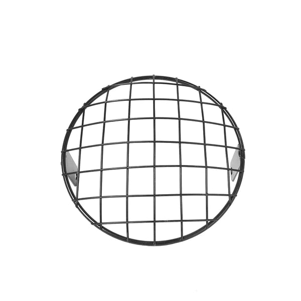 Planet Gates 7INCH New Metal Retro Motorcycle Headlight Protector Cover Fit For Universal Harley Triumph Honda HeadLamp Mesh Grille Lampshade