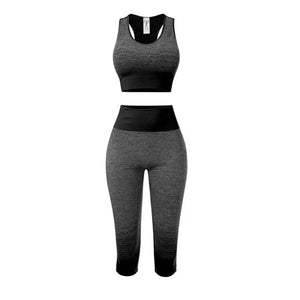 Planet Gates 7Pants Set 5 / One size 40-75KG 2 Piece Sets Womens Outfits Yoga Set Elastic Gradual Changing Sports Bra Tights Yoga Suit Set Fitness Workout Sports Leggings