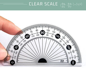 Planet Gates 7Pcs/lot Ruler Set Kawaii Geometric Drawing Eraser Kit Back To School Math Compass Set Office School Supplies 2022 Stationery