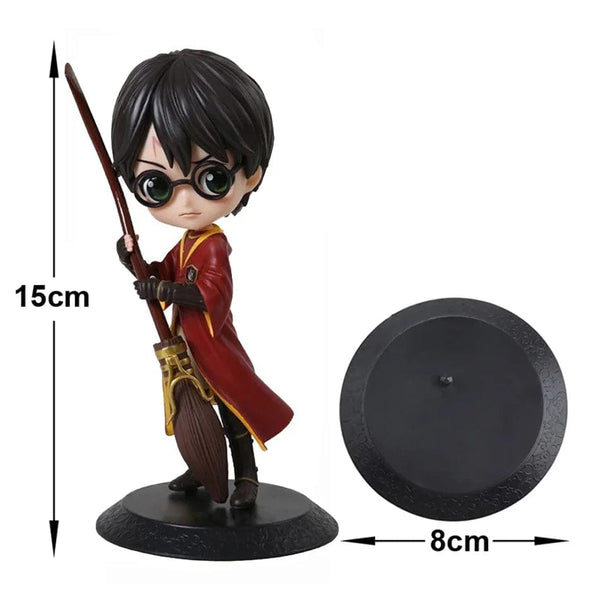 Planet Gates 7PCS No box NEW Harry Potter Series Anime Action Figure Malfoy Hermione Movies Car Cake Decoration Collectible PVC Doll Toys Kids Gift