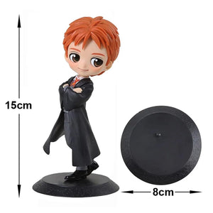 Planet Gates 7PCS No box NEW Harry Potter Series Anime Action Figure Malfoy Hermione Movies Car Cake Decoration Collectible PVC Doll Toys Kids Gift
