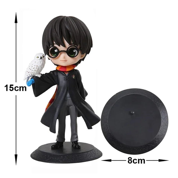 Planet Gates 7PCS No box NEW Harry Potter Series Anime Action Figure Malfoy Hermione Movies Car Cake Decoration Collectible PVC Doll Toys Kids Gift