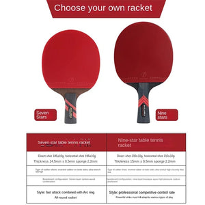 Planet Gates 7star 9star Table Tennis Racket Professional Single Racket Carbon Competition High Bounce Table Tennis Racket Ping Pong Paddle