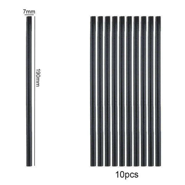 Planet Gates 7X150MM / 1PCS Hot Melt Glue Sticks Body Dent Repair Strong Adhesion Puller Tools Black Melt Glue Stick Paintless Removal Repair Strips