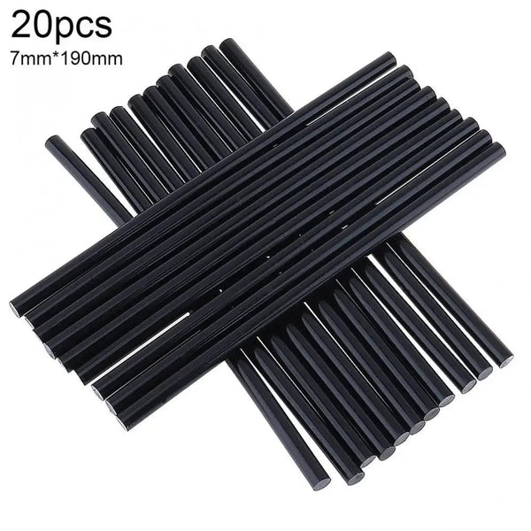 Planet Gates 7X150MM / 1PCS Hot Melt Glue Sticks Body Dent Repair Strong Adhesion Puller Tools Black Melt Glue Stick Paintless Removal Repair Strips